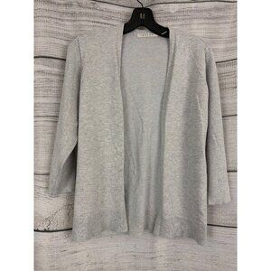 Cyrus Lightweight Open-Front Cardigan Sweater Size S